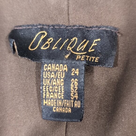 Vintage Full Sequin Cocktail Dress Sleeveless Cowl Formal Plus Size 24 Brown - Picture 9 of 10